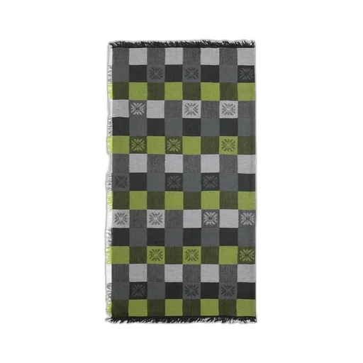 Logo Checkered Scarf