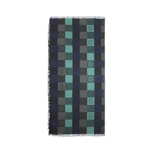 Logo Checkered Scarf