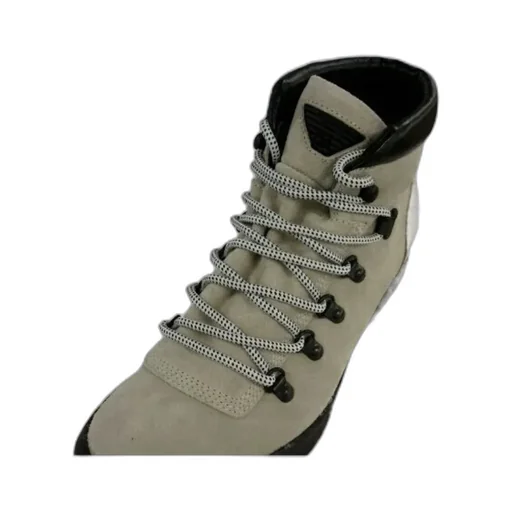 Logo-Lacing High-Top Casual Sneakers