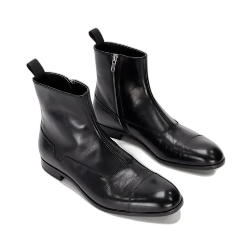 Zippered Boots