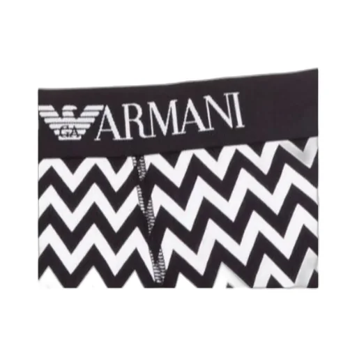 Black And White Fancy Printed Underwear