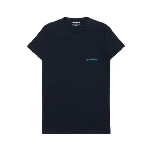 Round Collar Logo T-Shirt