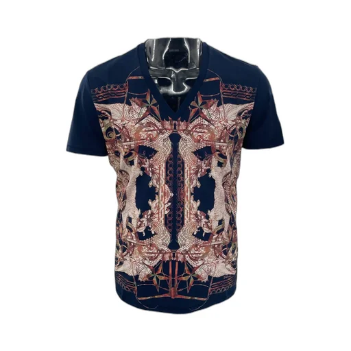 Pattern Printed Short-Sleeved T-Shirt