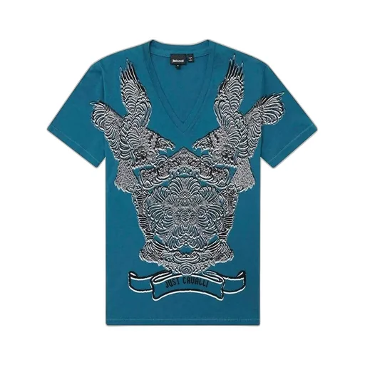 V-Collar Short-Sleeved T-Shirt