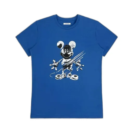 T-Shirt With Round Neck And Short Sleeves Logo