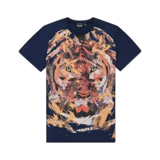 Navy Blue Printed T-Shirt