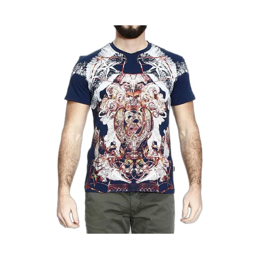 Navy Blue Printed T-Shirt