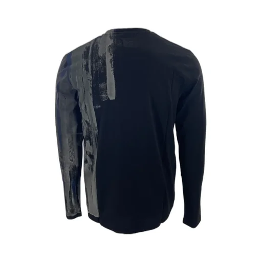 Round Collar And Long-Sleeved T-Shirt