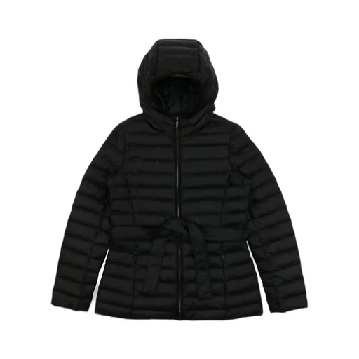 Hooded Quilted Down Jacket
