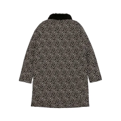 Leopard Print Long Overcoat