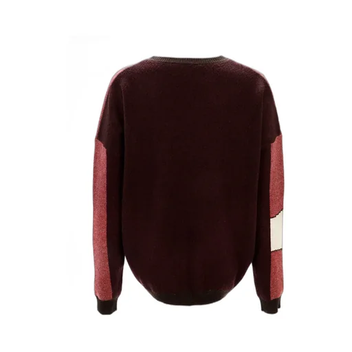 Round-Neck Long-Sleeved Pullover