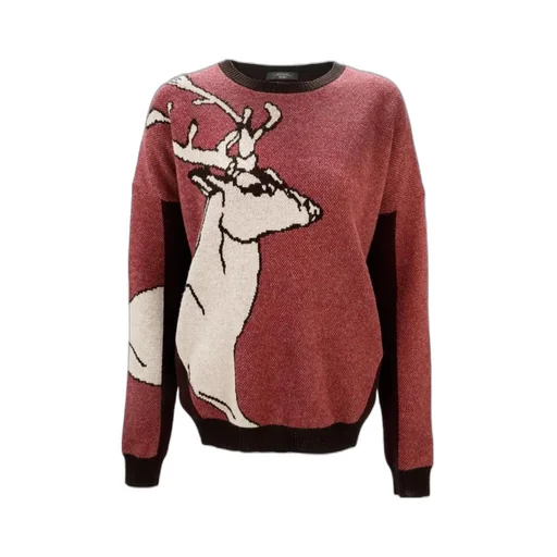 Round-Neck Long-Sleeved Pullover