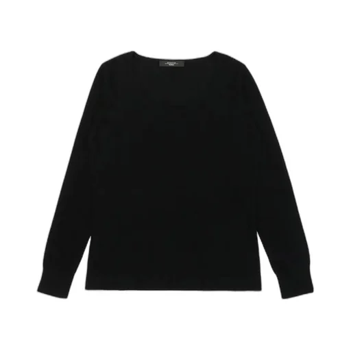 Round-Neck Long-Sleeved Pullover