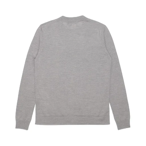 Round-Collar And Long-Sleeved Pullover