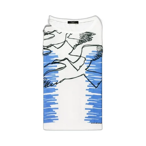 Printed T-Shirt With Round Neck