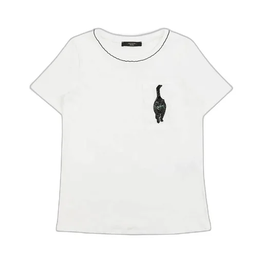 T-Shirt With Round Neck And Short Sleeves