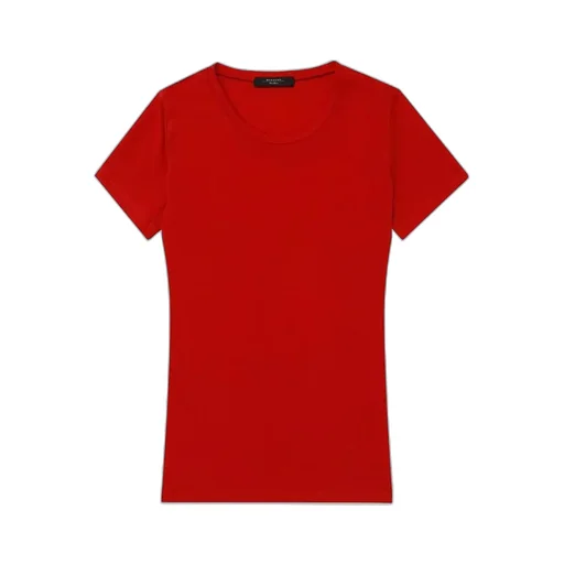 T-Shirt With Round Neck And Short Sleeves