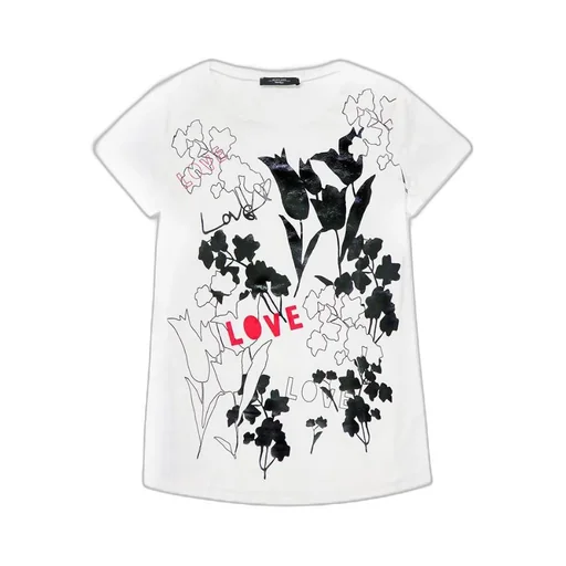 Printed T-Shirt With Round Neck