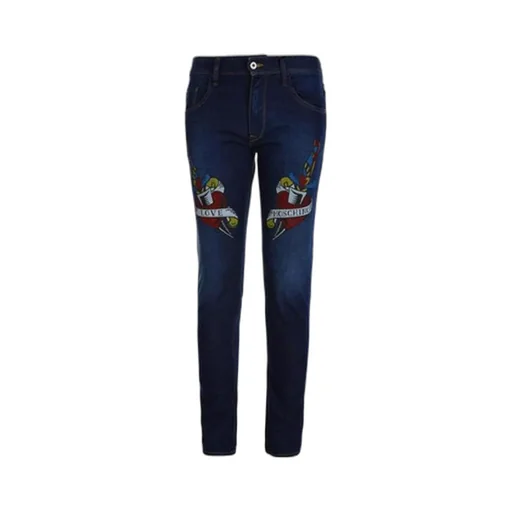 Heart Printed Jeans