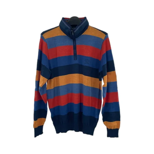 Striped Long-Sleeved Sweater