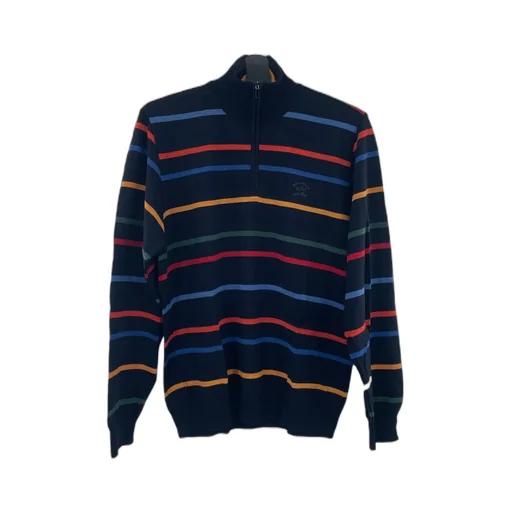 Striped Long-Sleeved Sweater