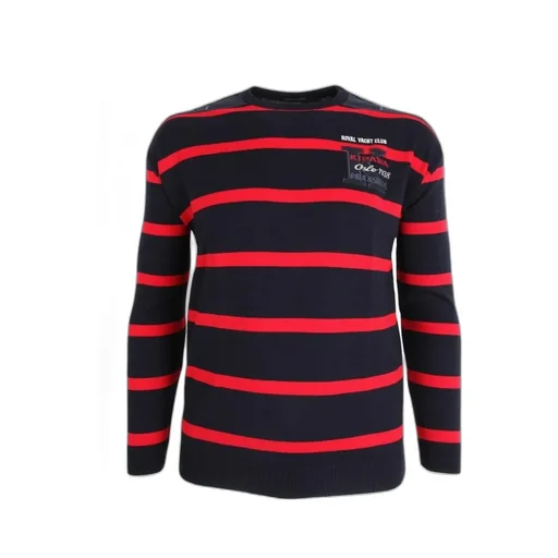 Black Striped Pullover