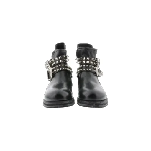 Black Logo Boots