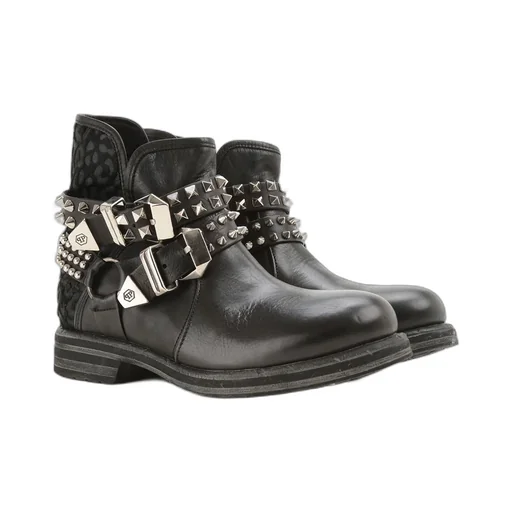 Black Logo Boots