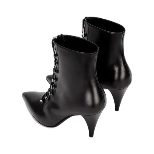 Logo High-Heeled Short Boots