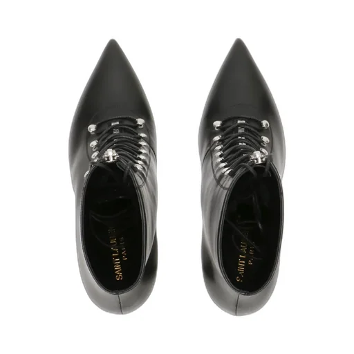 Logo High-Heeled Short Boots