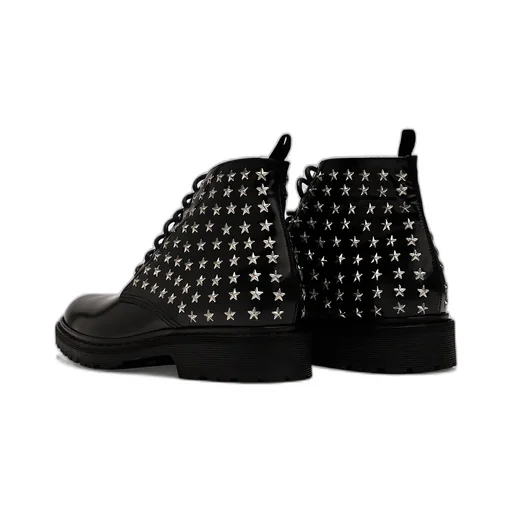 Black Lacing Ankle Boots