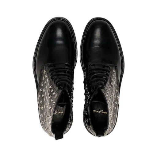 Black Lacing Ankle Boots