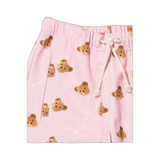 All-Over Teddy Bear Print Trousers