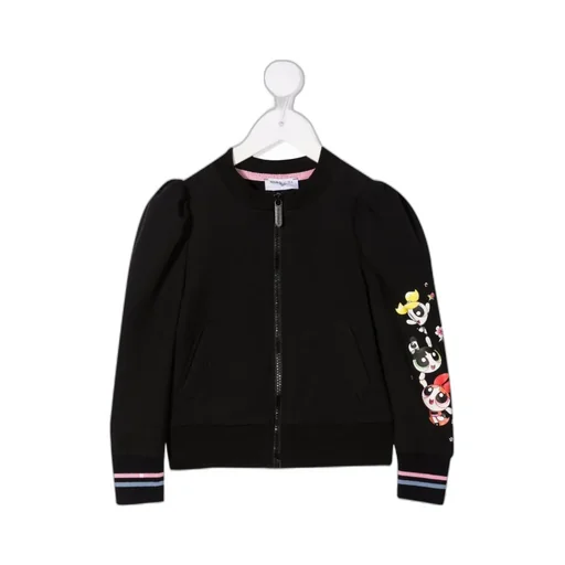 Monnalisa Powerpuff Girls Printed Bomber Jacket