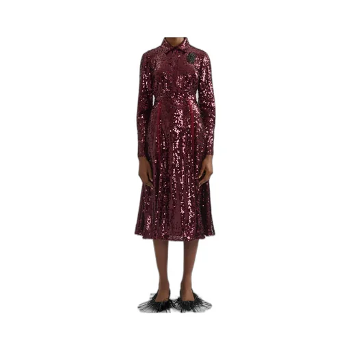 Frayed Sequined Crepe De Chine Midi Skirt