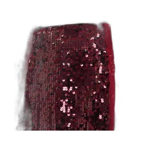 Frayed Sequined Crepe De Chine Midi Skirt
