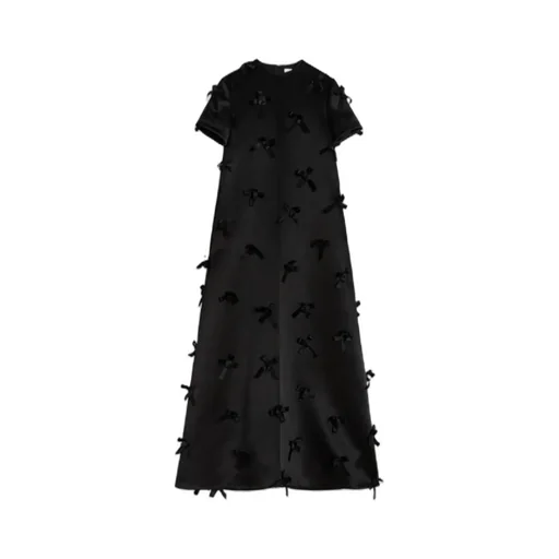 Satin A-Line Dress