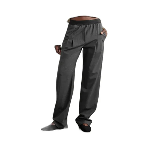 Elastic Waist Casual Pants