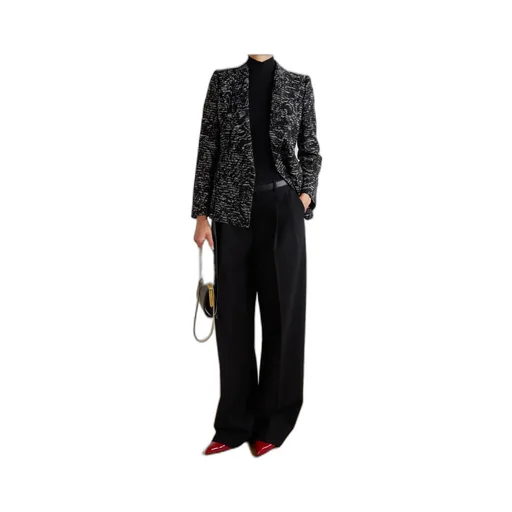 Long-Sleeved Suit Jacket