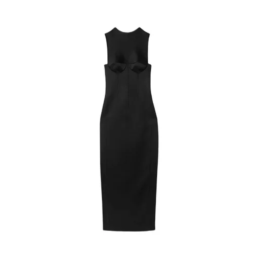Shoshanna Bustier-Shape Maxi Dress