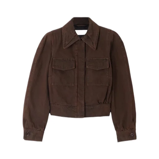 Long-Sleeved Denim Jacket