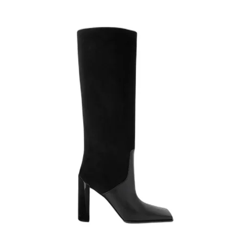 Square-Toe Boots