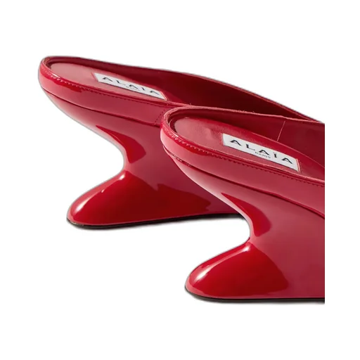 Alaa Curve Wedge Mules