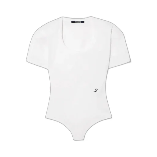 Jacquemus Scoop Neck Slim Fit Bodysuit