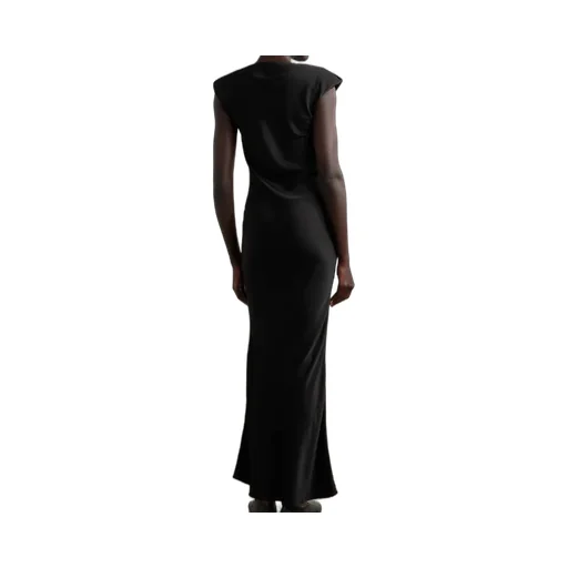 Tefra Draped Satin Gown