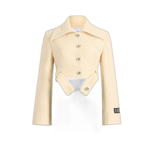 Belted Cropped Jacket