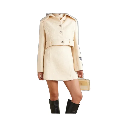 Belted Cropped Jacket