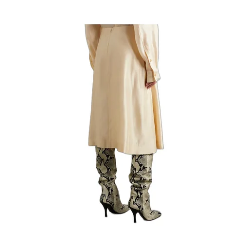 Nania Satin-Twill Midi Skirt