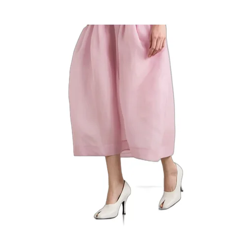 Khaite Eva Peep Toe Pumps