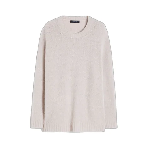 Oversized Alpaca And Cotton Sweater